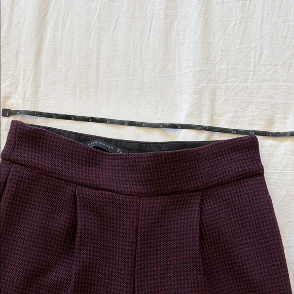 Zara Burgundy Trousers - Picture 3 of 6